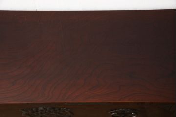 中古　岩谷堂箪笥　最高級　木地呂塗り　丁寧な造りの手打ち金具が目を惹くサイドチェスト(チェスト、和タンス、収納箪笥、引き出し、整理箪笥、サイドボード)(定価約170万円)(R-060719)