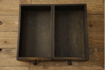 中古　飛騨産業　特注品　PROVINCIAL(プロヴィンシャル・プロビンシャル)シリーズ　ナラ材の木の風合いが味わい深いキャスターワゴン(プロビンシャル、トロリー、キッチンワゴン、サイドテーブル)(R-060730)