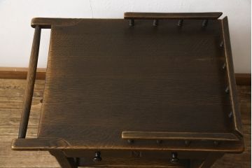 中古　飛騨産業　特注品　PROVINCIAL(プロヴィンシャル・プロビンシャル)シリーズ　ナラ材の木の風合いが味わい深いキャスターワゴン(プロビンシャル、トロリー、キッチンワゴン、サイドテーブル)(R-060730)