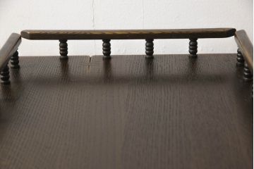 中古　飛騨産業　特注品　PROVINCIAL(プロヴィンシャル・プロビンシャル)シリーズ　ナラ材の木の風合いが味わい深いキャスターワゴン(プロビンシャル、トロリー、キッチンワゴン、サイドテーブル)(R-060730)