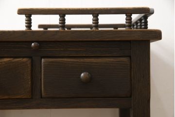 中古　飛騨産業　特注品　PROVINCIAL(プロヴィンシャル・プロビンシャル)シリーズ　ナラ材の木の風合いが味わい深いキャスターワゴン(プロビンシャル、トロリー、キッチンワゴン、サイドテーブル)(R-060730)