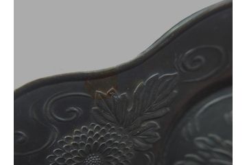 古い敬斎　在銘　オリエンタルな雰囲気が楽しめる茶托　20枚セット(茶道具、アンチモン、合金)(R-060734)