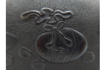 古い正寿堂　宝尽くし紋　打ち出の小槌　小判　縁起の良いモチーフが魅力の鉄瓶(茶道具)(R-060735)