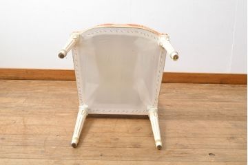 中古　超美品　イタリア高級家具　Mario Colciago&Figli(マリオ・コルチャゴ)　ロココ調　空間を華やかに彩るエレガントなダイニングチェア(サロンチェア、椅子、イス)(定価約24万円)(R-060739)