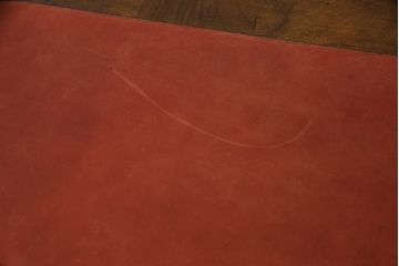 イギリスビンテージ　高級品　ARS LIGNI　マホガニー材製の贅沢なアンティーク調デスク(テーブル、ワークデスク、在宅ワーク、在宅用、ヴィンテージ)(R-060744)