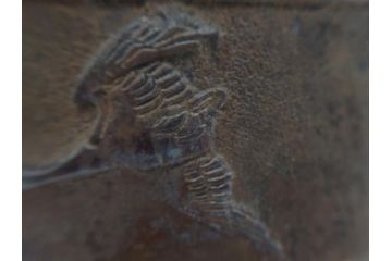 アンティーク　祥雲堂　鳥図やぷっくりしたデザインの摘みが素敵な鉄瓶(銅蓋、茶道具)(R-060751)