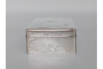 スターリング950　シンプルでスタイリッシュなシガレットケース　小箱　小物入れ(宮本商行)(R-060753)
