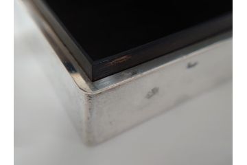 スターリング950　シンプルでスタイリッシュなシガレットケース　小箱　小物入れ(宮本商行)(R-060753)