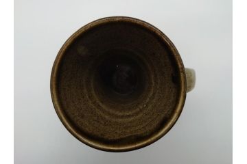 人間国宝　濱田庄司　取っ手付  壷(浜田庄司、ジョッキ、花瓶、栃木縣益子窯場)(R-060762)