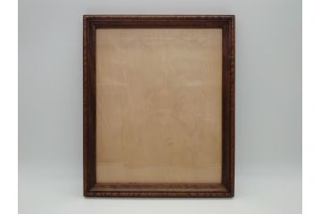 中古　松本民芸家具　深みのある色合いが素敵な額縁と丸みのあるフォルムが温もりを感じるフォトフレーム　3点セット(木製フレーム)(R-060771)