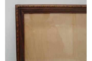 中古　松本民芸家具　深みのある色合いが素敵な額縁と丸みのあるフォルムが温もりを感じるフォトフレーム　3点セット(木製フレーム)(R-060771)