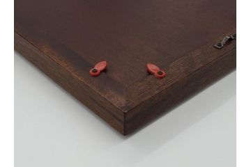 中古　松本民芸家具　深みのある色合いが素敵な額縁と丸みのあるフォルムが温もりを感じるフォトフレーム　3点セット(木製フレーム)(R-060771)
