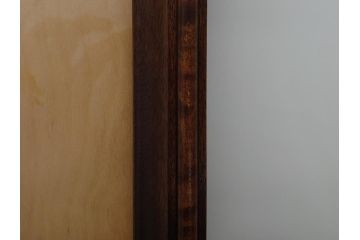 中古　松本民芸家具　深みのある色合いが素敵な額縁と丸みのあるフォルムが温もりを感じるフォトフレーム　3点セット(木製フレーム)(R-060771)