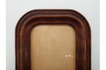 中古　松本民芸家具　深みのある色合いが素敵な額縁と丸みのあるフォルムが温もりを感じるフォトフレーム　3点セット(木製フレーム)(R-060771)