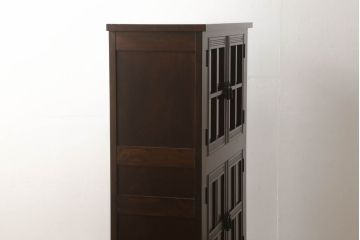 中古　美品　松本民芸家具　お洒落な空間づくりに活躍するクラシックなワインボード(ワインラック、キャビネット)(定価約56万円)(R-060782)