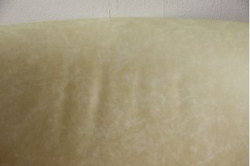 中古　HALO(ハロ)　PROFESSER ARM CHAIR(プロフェッサーアームチェア)　本革　キリムとレザーのリバーシブルのクッションがかわいい1人掛けソファ(1P、椅子、イス、ラウンジチェア)(定価約16万円)(R-060783)