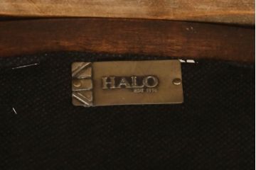 中古　美品　HALO(ハロ)　ハラコ　空間づくりのアクセントにぴったりなラウンジチェア(1人掛けソファ、アームチェア、椅子、イス)(R-060797)