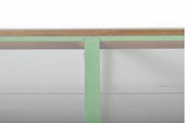 和製ビンテージ　大型　両面使い　クラシカルな雰囲気を醸し出す木枠ガラスケース(Gケース、ショーケース、キャビネット、陳列棚、飾り棚、店舗什器、ヴィンテージ)(R-060807)