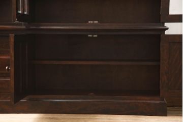 中古　神居民芸家具　和洋どちらの空間にも馴染むキャビネット(食器棚、カップボード、収納棚、戸棚)(R-060820)