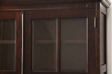 中古　神居民芸家具　和洋どちらの空間にも馴染むキャビネット(食器棚、カップボード、収納棚、戸棚)(R-060820)