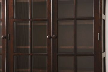 中古　神居民芸家具　和洋どちらの空間にも馴染むキャビネット(食器棚、カップボード、収納棚、戸棚)(R-060820)