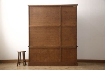 中古　神居民芸家具　和洋どちらの空間にも馴染むキャビネット(食器棚、カップボード、収納棚、戸棚)(R-060820)