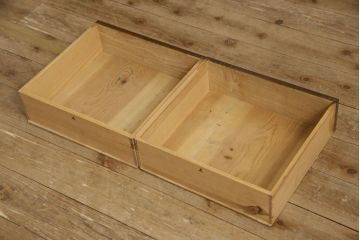 和製アンティーク　栓材　大正ロマン　個性的なデザインが目を惹くキャビネット(食器棚、カップボード、収納棚、戸棚)(R-060838)