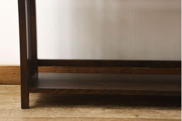 和製ビンテージ　北海道民芸家具　117型　飾り棚としてもおすすめ!和モダンな空間にぴったりの書棚(ヴィンテージ、本棚、飾り棚、陳列棚、ブックシェルフ)(R-060851)