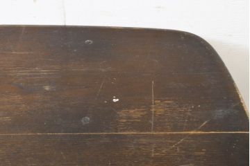 イギリスビンテージ　ERCOL(アーコール)　エルム材　クラシカルな雰囲気漂うダイニングテーブル(ヴィンテージ、4人掛け、6人掛け、食卓、作業台)(R-060853)