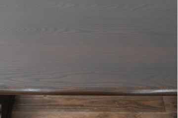 イギリスヴィンテージ　ERCOL(アーコール)　エルム材　クラシカルな雰囲気漂うダイニングテーブル(ヴィンテージ、4人掛け、6人掛け、食卓、作業台)(R-060853)