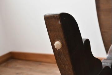 イギリスヴィンテージ　ERCOL(アーコール)　エルム材　クラシカルな雰囲気漂うダイニングテーブル(ヴィンテージ、4人掛け、6人掛け、食卓、作業台)(R-060853)