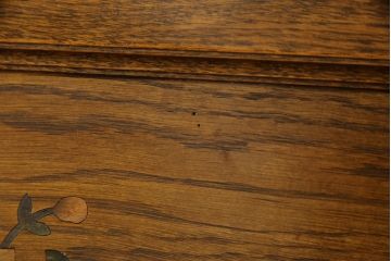 中古　三越　Brugge(ブルージュ)　カントリーテイストのお部屋づくりにオススメのライティングビューロー(簿記机、ワークデスク、在宅ワーク用、在宅用)(R-060854)