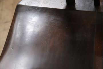 和製ビンテージ　松本民芸家具　#44A型　洋風のクラシカルなデザインが美しいウィンザーチェア(ヴィンテージ、アームチェア、板座チェア、ダイニングチェア、椅子、イス、ウインザーチェア)(定価約18万円)(R-060863)