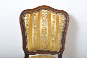 中古　DREXEL HERITAGE(ドレクセルヘリテイジ)　Et Cetera(エトセトラ)　高級感漂うサロンチェア(椅子、イス、ダイニングチェア)(定価約20万円)(R-060865)