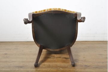 中古　DREXEL HERITAGE(ドレクセルヘリテイジ)　Et Cetera(エトセトラ)　高級感漂うサロンチェア(椅子、イス、ダイニングチェア)(定価約20万円)(R-060865)