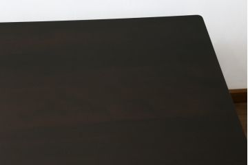 中古　松本民芸家具　LT型食卓　洗練されたモダンな佇まいが魅力のダイニングテーブル(6人掛け、4人掛け、食卓)(定価約61万円)(R-060868)