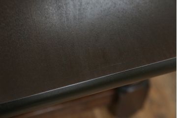中古　松本民芸家具　LT型食卓　洗練されたモダンな佇まいが魅力のダイニングテーブル(6人掛け、4人掛け、食卓)(定価約61万円)(R-060868)