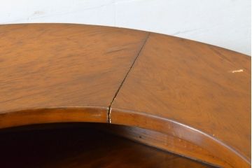 中古　スペイン　バロッサバレンティ(VARO,S.A. VALENTI)　脚部の挽き物加工がエレガントなカウンターテーブル(サイドテーブル、コンソールテーブル)(R-060869)