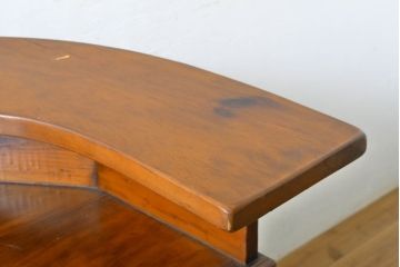 中古　スペイン　バロッサバレンティ(VARO,S.A. VALENTI)　脚部の挽き物加工がエレガントなカウンターテーブル(サイドテーブル、コンソールテーブル)(R-060869)