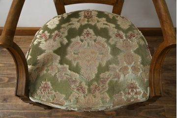 中古　DREXEL HERITAGE(ドレクセルヘリテイジ)　Cameo Classics(キャメオクラシックス)　格調高い雰囲気が魅力のマホガニー製アームチェア(イス、椅子、ダイニングチェア)(定価約35万円)(R-060870)