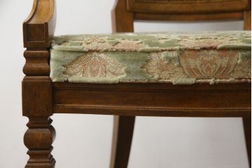 中古　DREXEL HERITAGE(ドレクセルヘリテイジ)　Cameo Classics(キャメオクラシックス)　格調高い雰囲気が魅力のマホガニー製アームチェア(イス、椅子、ダイニングチェア)(定価約35万円)(R-060870)