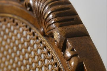 中古　DREXEL HERITAGE(ドレクセルヘリテイジ)　Cameo Classics(キャメオクラシックス)　格調高い雰囲気が魅力のマホガニー製アームチェア(イス、椅子、ダイニングチェア)(定価約35万円)(R-060871)