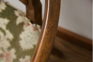 中古　DREXEL HERITAGE(ドレクセルヘリテイジ)　Cameo Classics(キャメオクラシックス)　格調高い雰囲気が魅力のマホガニー製アームチェア(イス、椅子、ダイニングチェア)(定価約35万円)(R-060871)