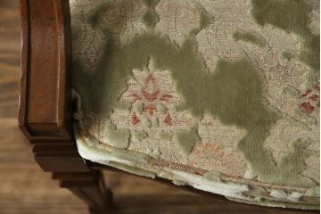 中古　DREXEL HERITAGE(ドレクセルヘリテイジ)　Cameo Classics(キャメオクラシックス)　格調高い雰囲気が魅力のマホガニー製アームチェア(イス、椅子、ダイニングチェア)(定価約35万円)(R-060871)