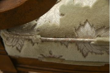 中古　DREXEL HERITAGE(ドレクセルヘリテイジ)　Cameo Classics(キャメオクラシックス)　格調高い雰囲気が魅力のマホガニー製アームチェア(イス、椅子、ダイニングチェア)(定価約35万円)(R-060871)