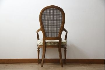 中古　DREXEL HERITAGE(ドレクセルヘリテイジ)　Cameo Classics(キャメオクラシックス)　格調高い雰囲気が魅力のマホガニー製アームチェア(イス、椅子、ダイニングチェア)(定価約35万円)(R-060871)