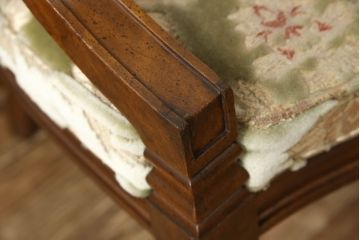 中古　DREXEL HERITAGE(ドレクセルヘリテイジ)　Cameo Classics(キャメオクラシックス)　格調高い雰囲気が魅力のマホガニー製アームチェア(イス、椅子、ダイニングチェア)(定価約35万円)(R-060872)