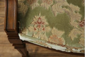 中古　DREXEL HERITAGE(ドレクセルヘリテイジ)　Cameo Classics(キャメオクラシックス)　格調高い雰囲気が魅力のマホガニー製アームチェア(イス、椅子、ダイニングチェア)(定価約35万円)(R-060873)