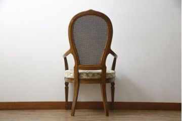 中古　DREXEL HERITAGE(ドレクセルヘリテイジ)　Cameo Classics(キャメオクラシックス)　格調高い雰囲気が魅力のマホガニー製アームチェア(イス、椅子、ダイニングチェア)(定価約35万円)(R-060873)
