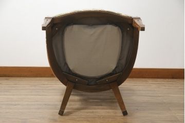 中古　DREXEL HERITAGE(ドレクセルヘリテイジ)　Cameo Classics(キャメオクラシックス)　格調高い雰囲気が魅力のマホガニー製アームチェア(イス、椅子、ダイニングチェア)(定価約35万円)(R-060873)